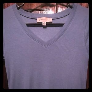 Blue v neck NWOT